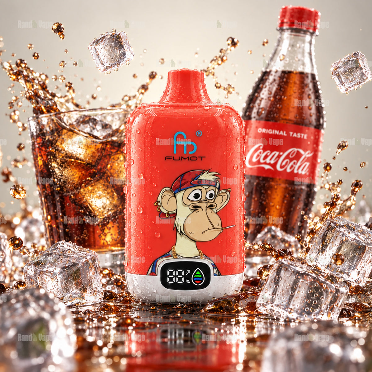 Fumot Digital Box 12000 Cola Ice Einweg Vape mit 12000 Zügen und Display