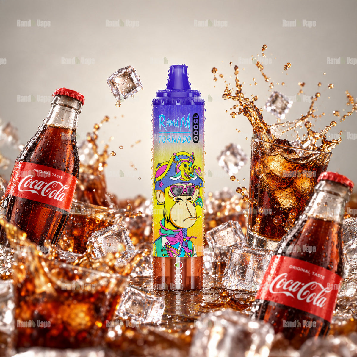 RandM Tornado 15000 Cola Ice Einweg Vape mit 15000 Zügen