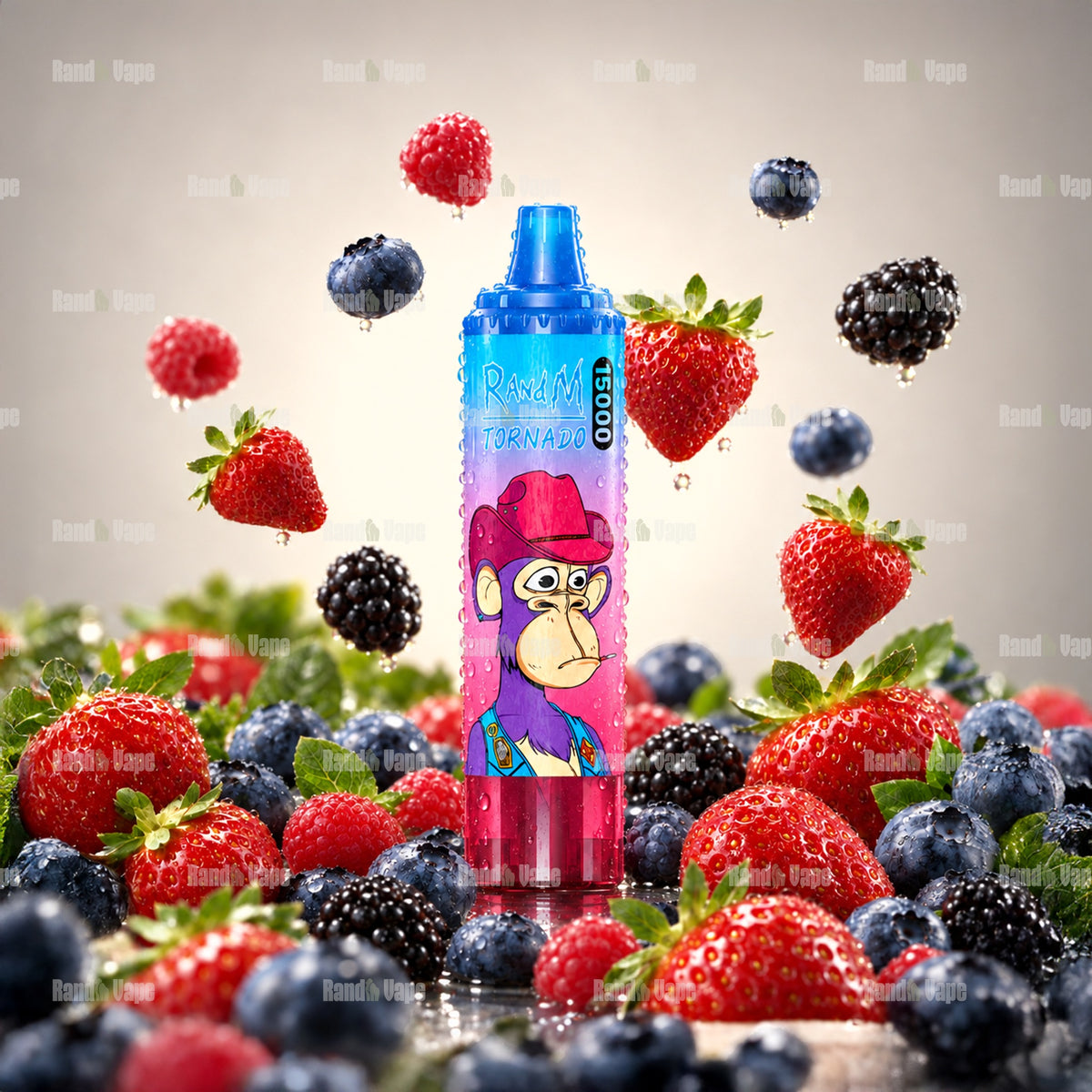 RandM Tornado 15000 Mixed Berry Einweg Vape mit 15000 Zügen