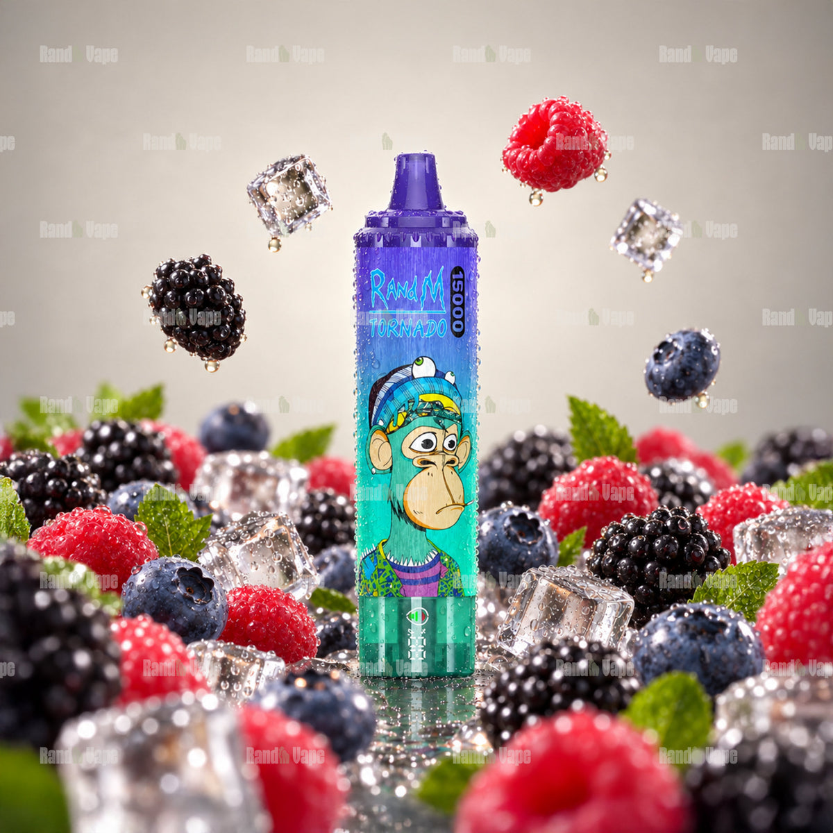 RandM Tornado 15000 Triple Berry Einweg Vape mit 15000 Zügen